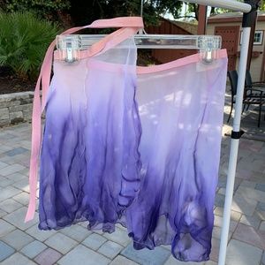 Ombre Wrap Skirt